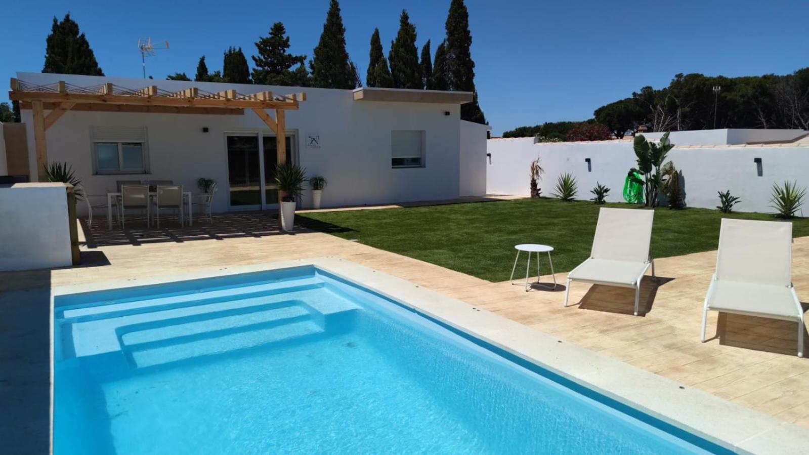 Palapa Garden Alojamientos, Piscina Privada Y Cerca Del Mar Chiclana de la Frontera Quarto foto